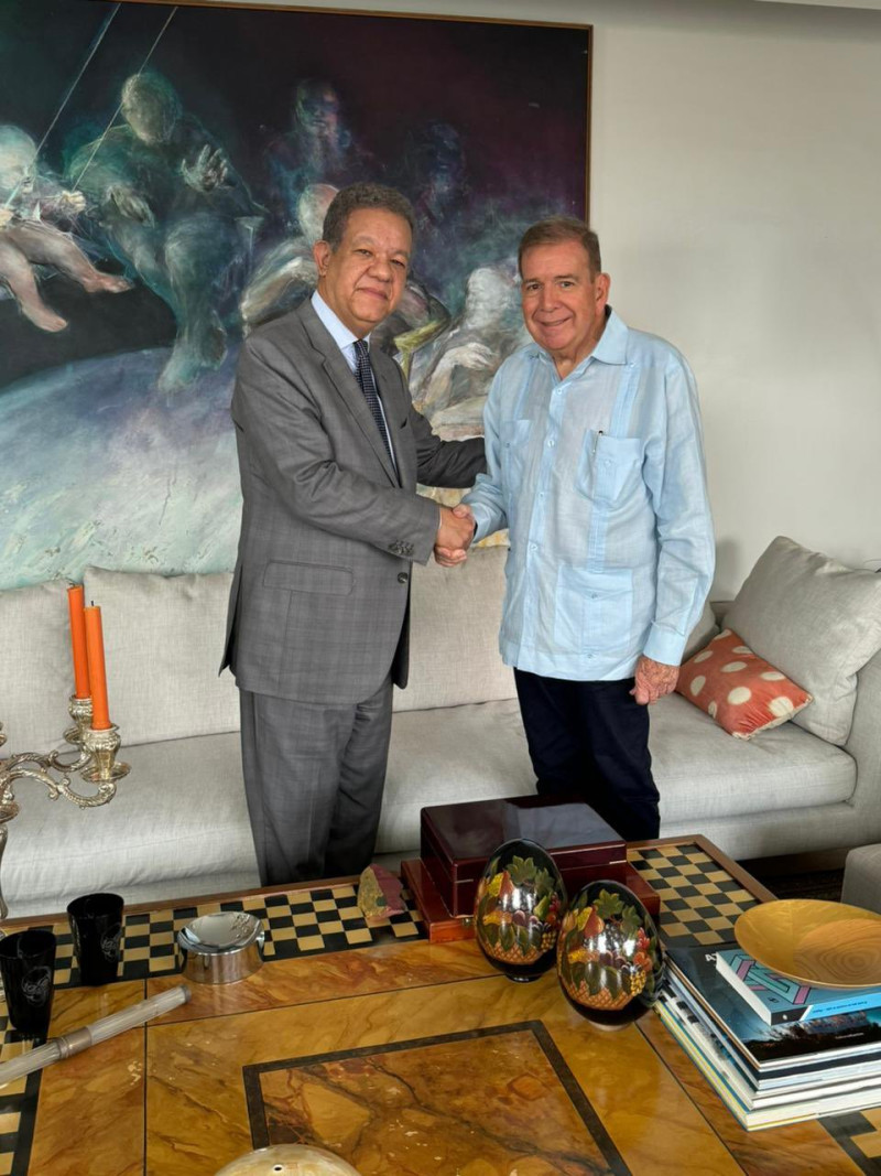 Leonel Fernández y Edmundo González Urrutia