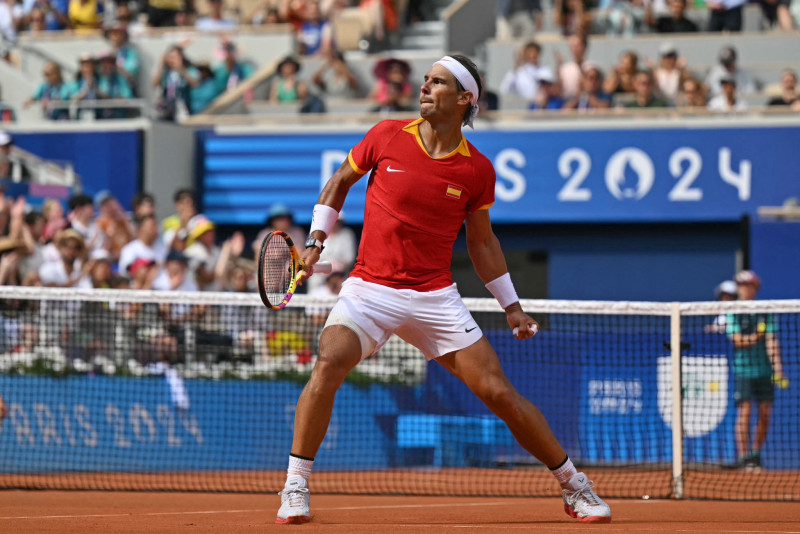 Rafael Nadal superó la primera ronda del torneo de tenis de los Juegos Olímpicos París 2024.