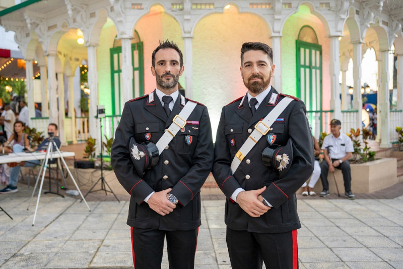 Gabriele Ratta, Carabiniere Embajada de Italia en Santo Domingo y Ippazio Pasquale Martella, Carabiniere Embajada de Italia en Santo Domingo