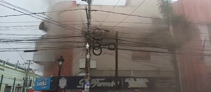 Fuego en Santiago