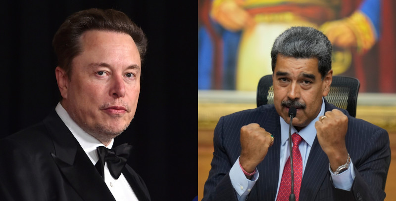 Elon Musk y Nicolás Maduro