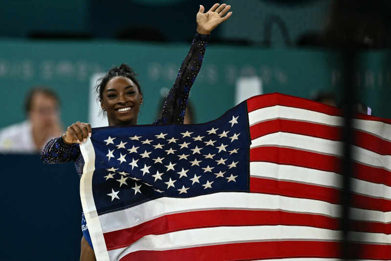 La estadounidense Simone Biles