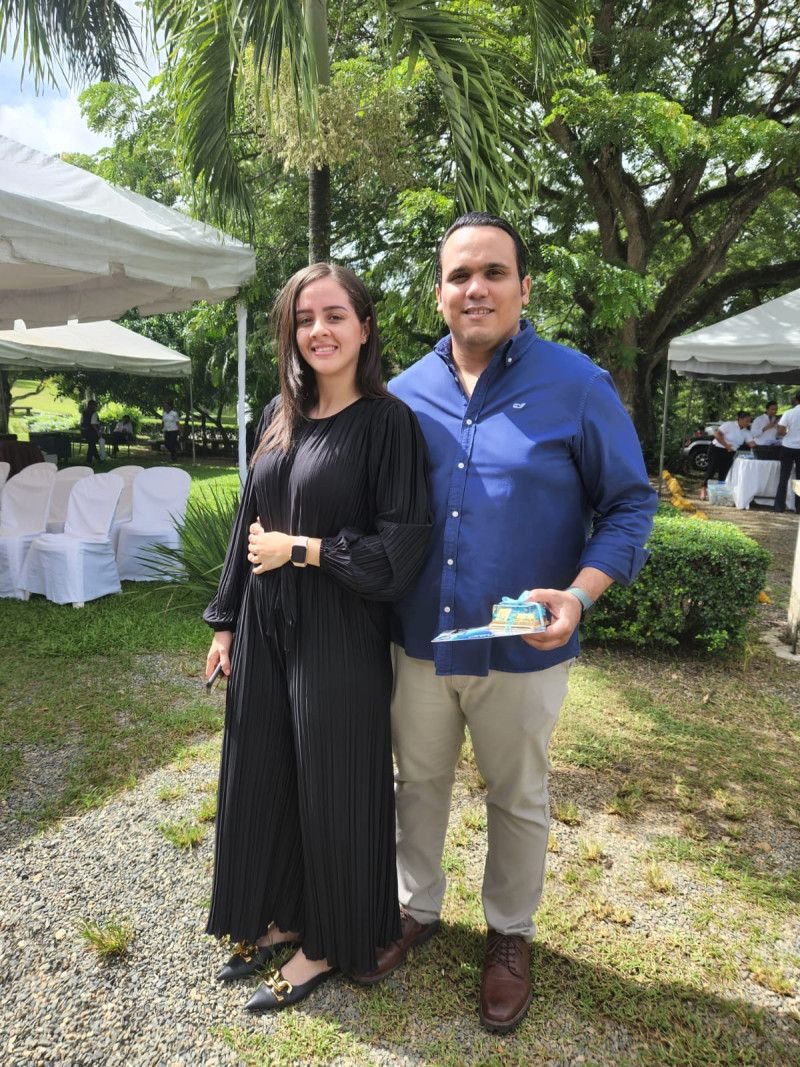 Adriana Alvarado y Juan Pablo Espinal