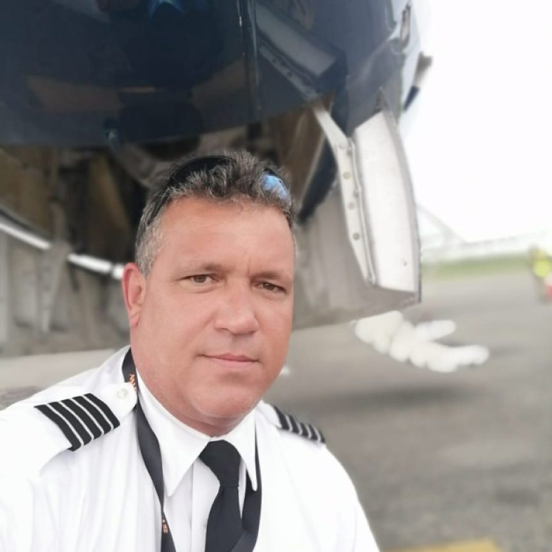 Bolívar Batista, presidente de la Asociación Nacional de Pilotos.