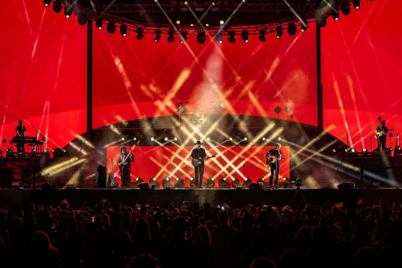 Morat en el Estadio Quisqueya, Santo Domingo