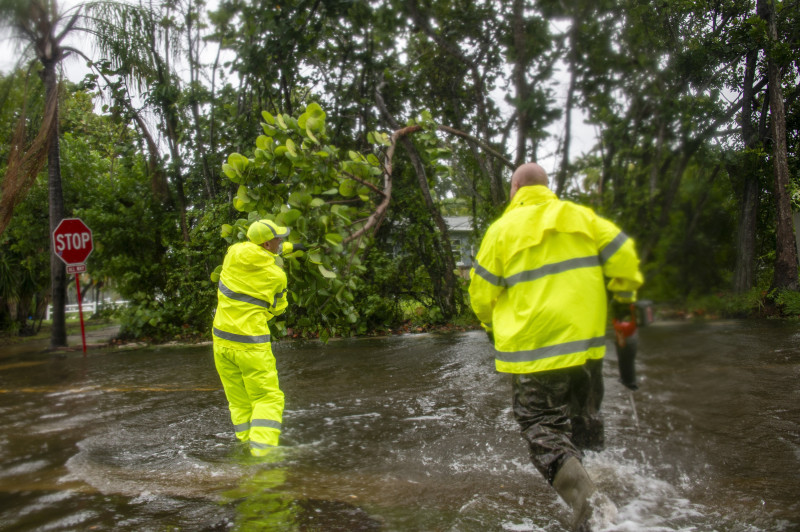 trabajadores de St. Petersburg Stormwater Management,