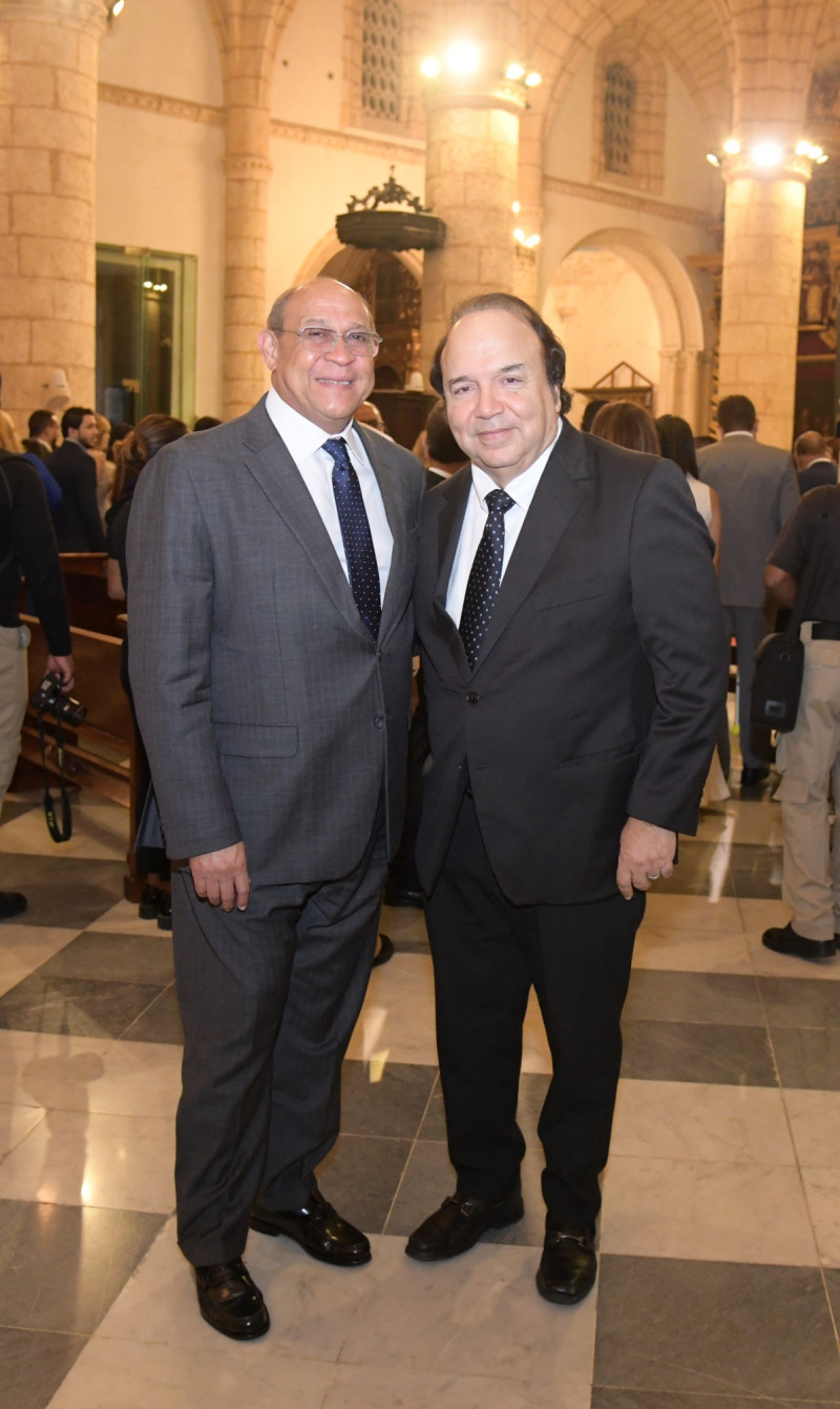 Rafael Santos y Vinicio Castillo Semán