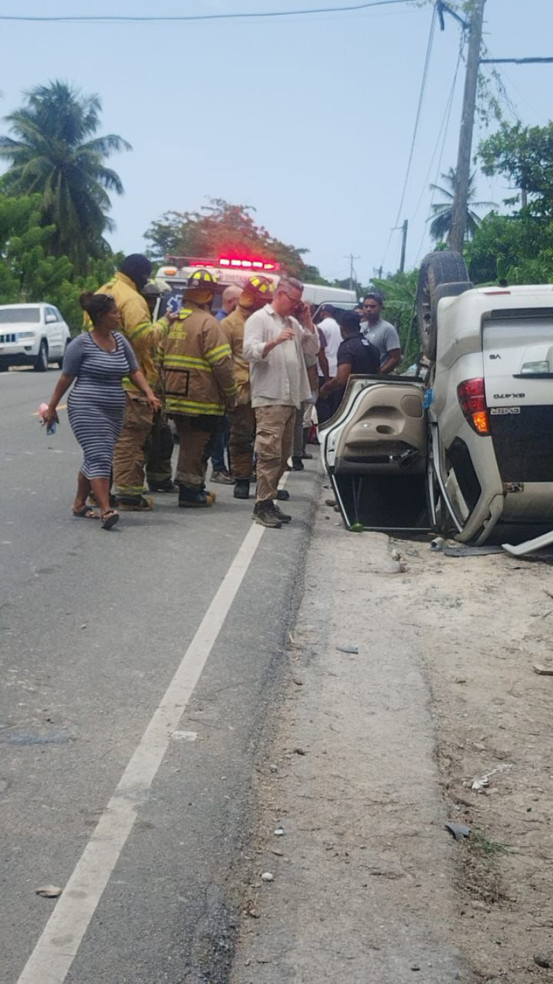 Accidente de equipo de Frank Perozo.