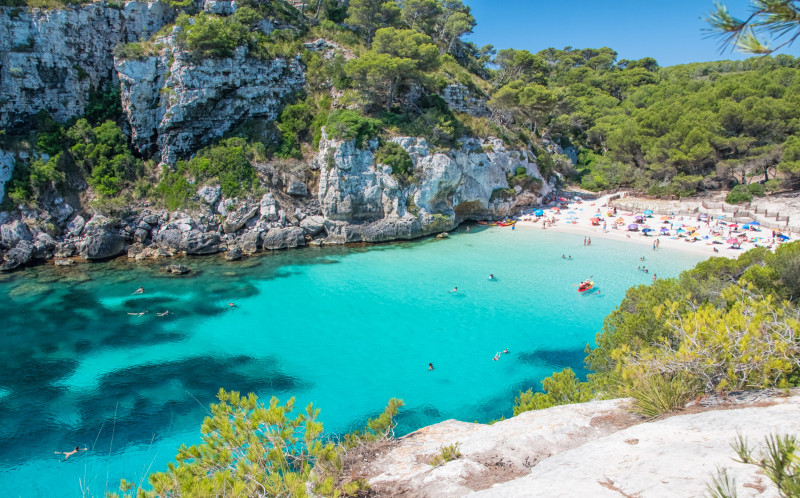 Cala Macarelleta en Menorca. Foto Civitatis