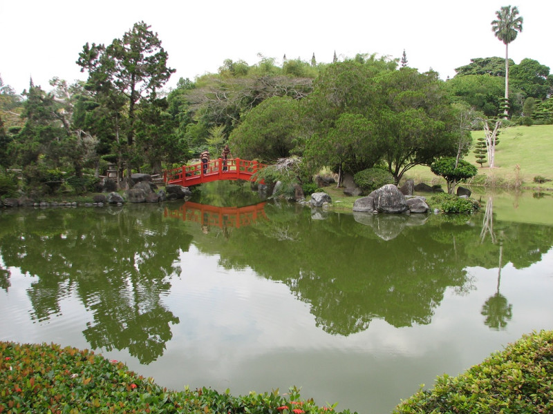 Jardín japonés del JBN, diseñado por el maestro Mamoru Matsunaga.