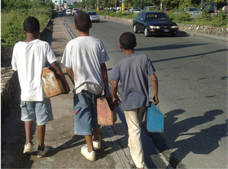 La pobreza extrema también incide en el trabajo infantil.