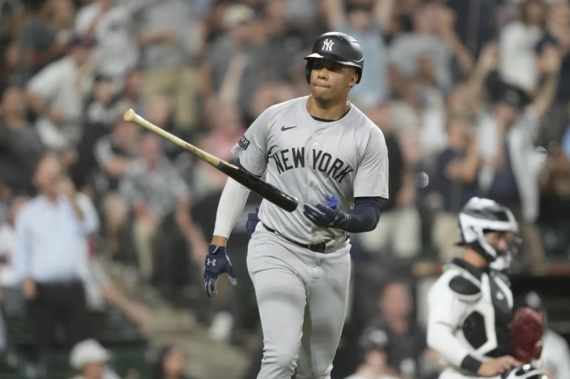 Juan Soto impulsó las cuatro carreras de los Yankees de Nueva York.