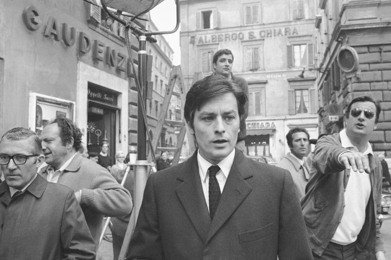 El actor francés Alain Delon