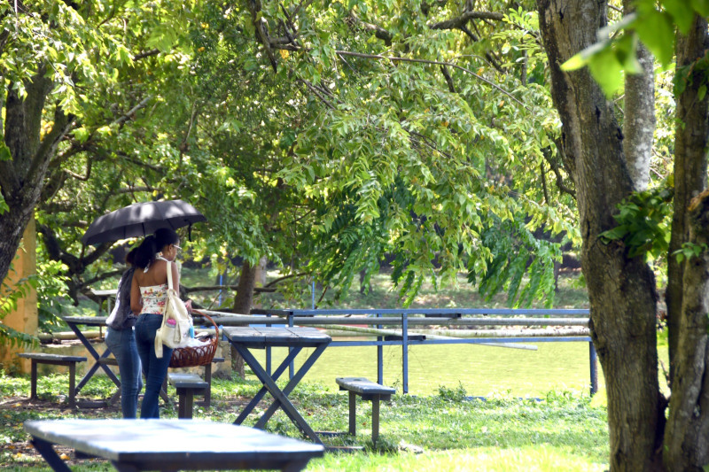 El parque es el principal pulmón del municipio Santo Domingo Norte.