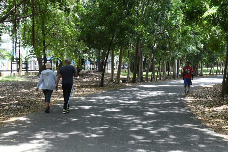 El Parque del Este es usado principalmente para hacer ejercicio y recrearse.