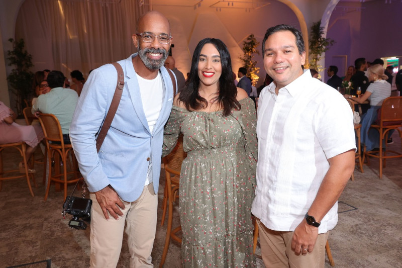 Jochy Campusano, Yeraldin Rivas y Carlos Raúl González.