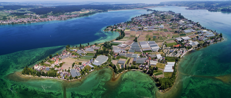 Imagen de la isla de Reichenau. Foto Ben Wiesenfart. Cedida por la Oficina Nacional Alemana de Turismo.