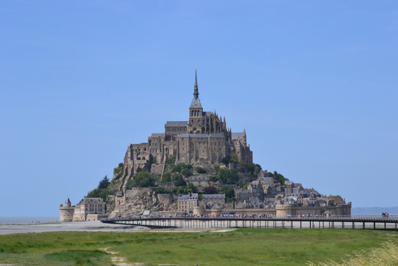 Vista general del islote de Mont Saint-Michel. EFE/ Rafael Cañas Fernández