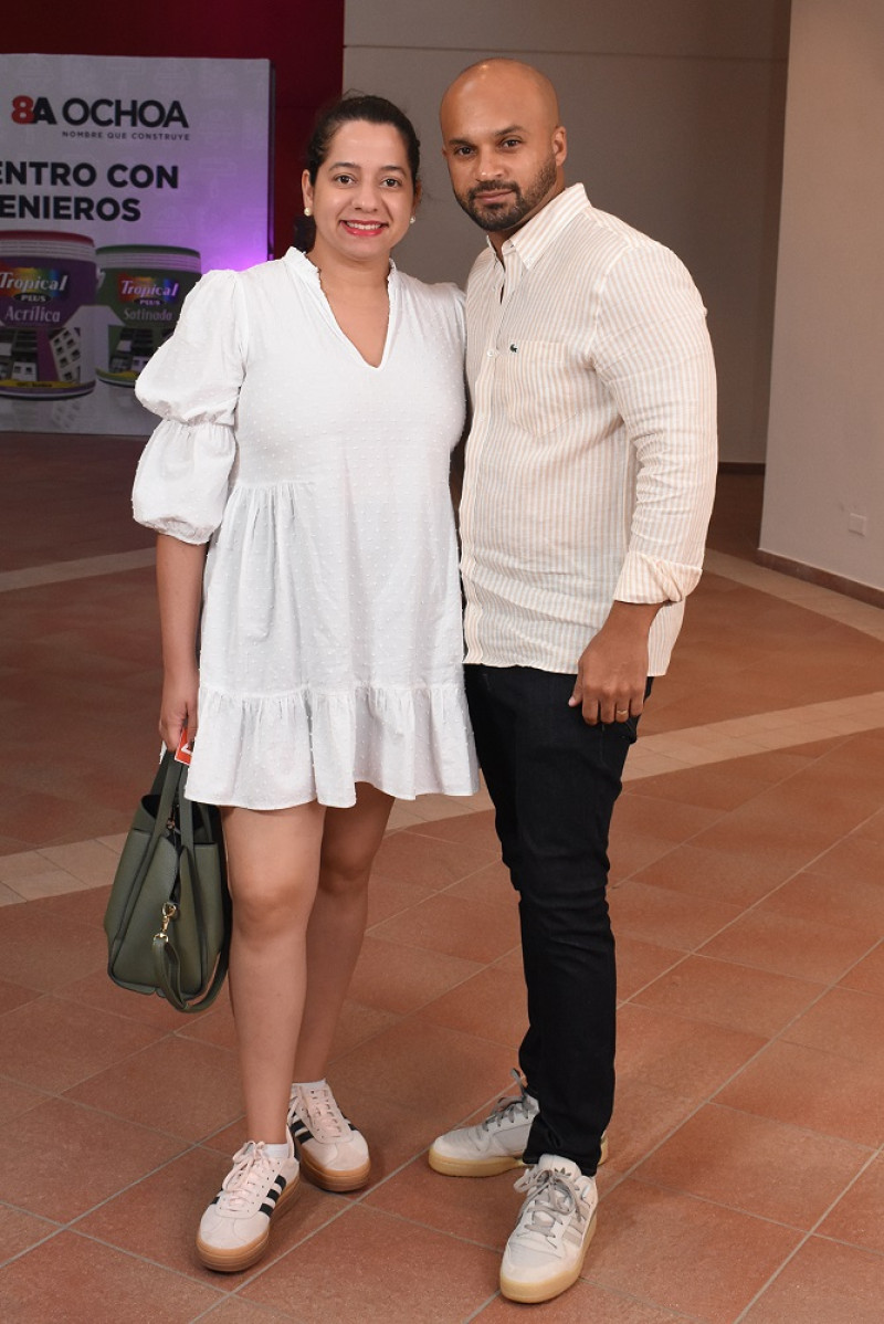 Astrid Henderson y Andrés González.