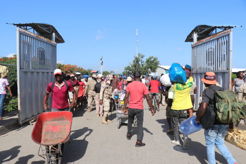 frontera de haiti