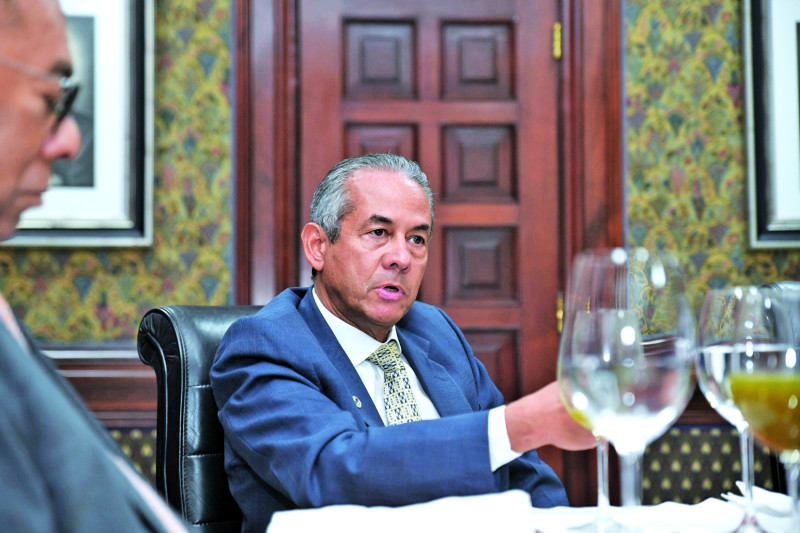 José Deschamps, presidente de la Federación Dominicana de Fútbol.