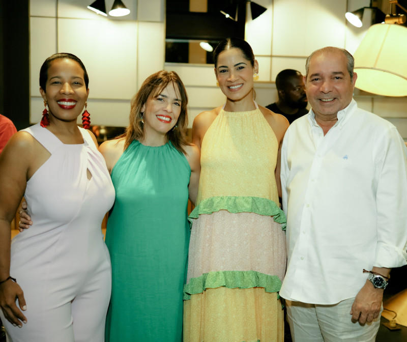 Milka Hernández, Onysela Valdéz, Keila Rodríguez y Henry Coradin