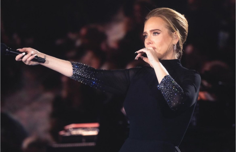 Adele en su última noche en Múnich, Alemania.