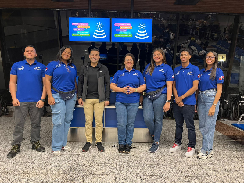 Representantes de República Dominicana en el  WorldSkills Lyon 2024.