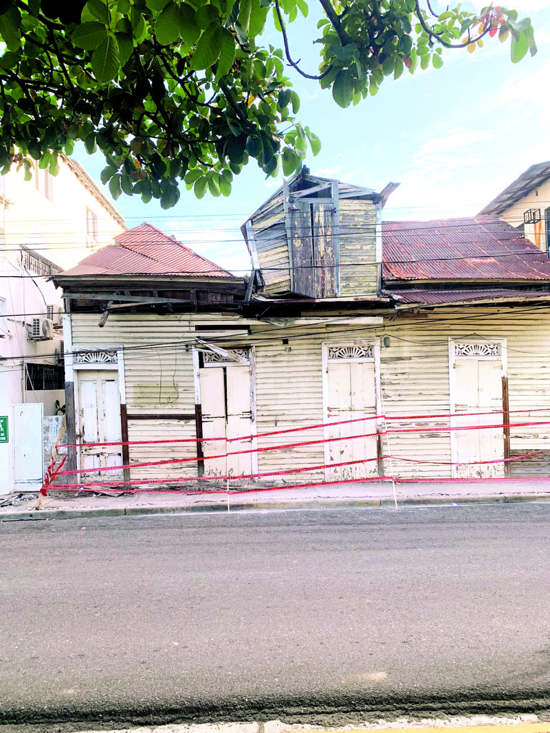 Una vetusta vivienda conservada en el tiempo, en Puerto Plata.
.