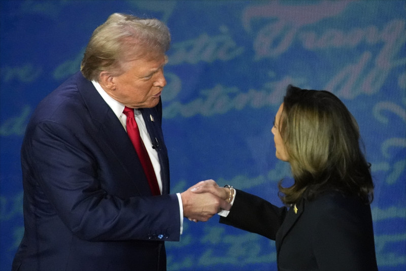 Donald Trump y Kamala Harris