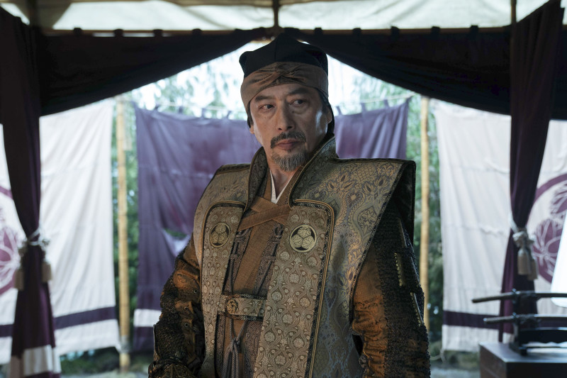 Hiroyuki Sanada en una escena de "Shogun"