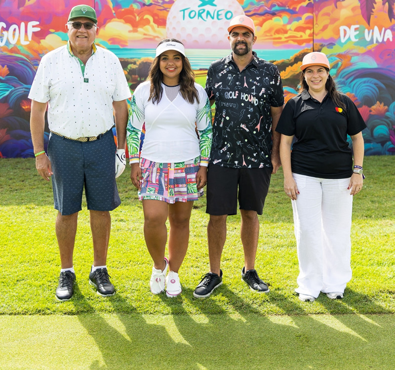 Luis Lembert, Franchesca Paez, Bernardo Then y Mariaelisa Mata