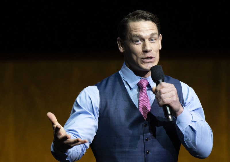 Actor y luchador, John Cena.