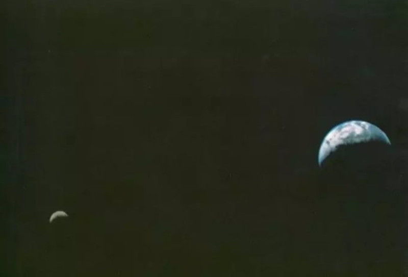 47 años de la primera foto Tierra-Luna desde el espacio exterior.