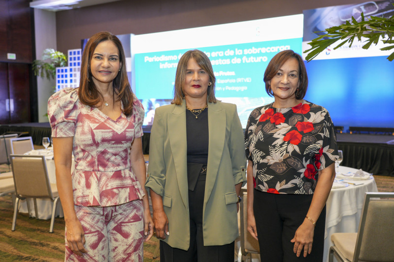 Celeste Pérez, Inés Pimentel y Lady Reyes