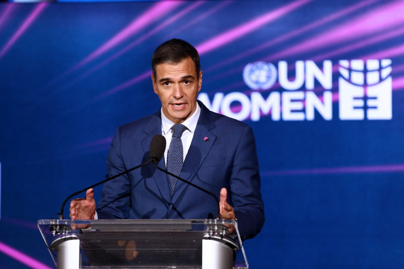 El presidente del Gobierno español, Pedro Sánchez