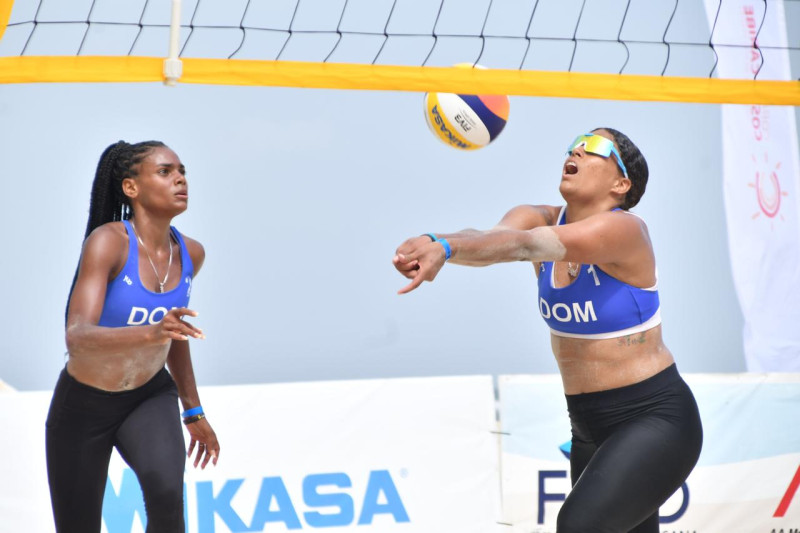 Una de las duplas dominicanas que participarán nuevamente en el Torneo Norceca.