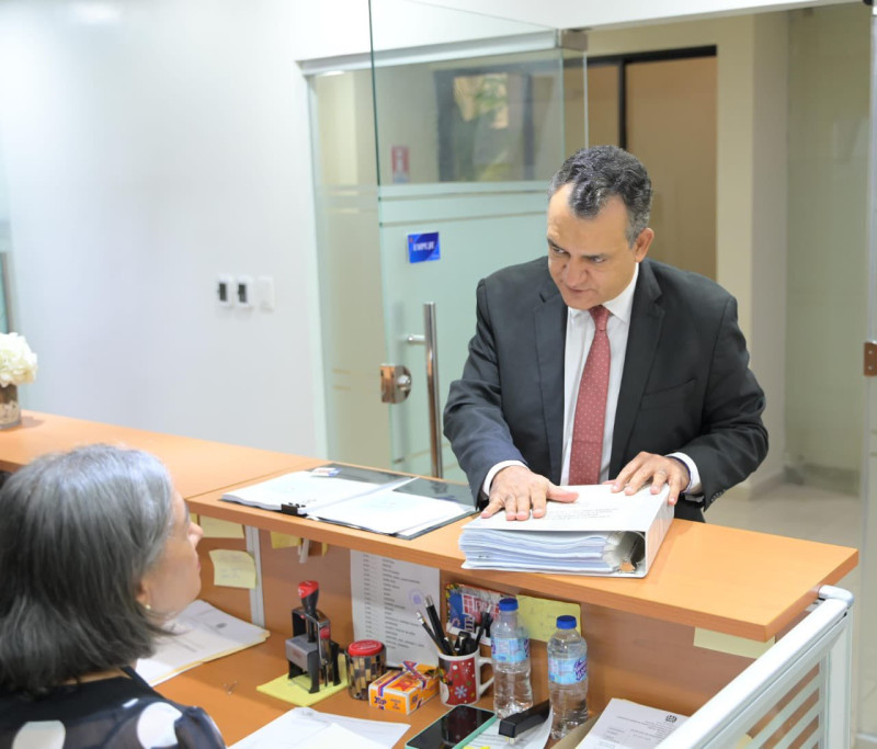 Fotografía muestra al presidente de la Junta Central Electoral (JCE), Román Andrés Liranzo.