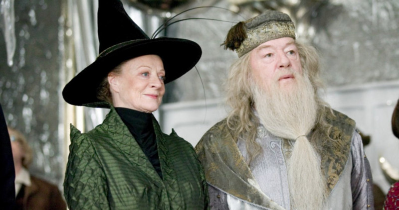 Michael Gambon y Maggie Smith