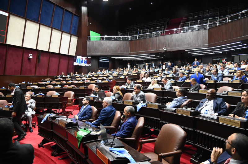 Fotografía muestra la Cámara de Diputados en este martes 1 de octubre de 2024.