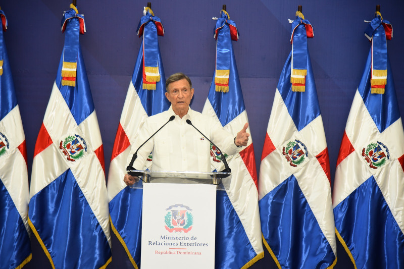 Ministro de Relaciones Exteriores dominicano, Roberto Álvarez