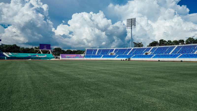 El Estadio Olímpico Félix Sánchez no era remozado por el Gobierno desde el 2003, cuando fue intervenido con vistas a los Juegos Deportivos Panamericanos .