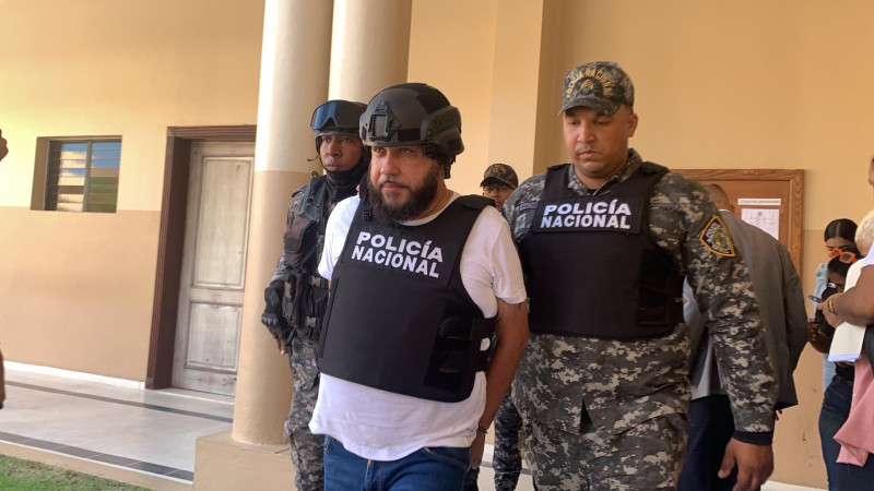 Francisco Alberto López Reyes en el Palacio de Justicia de Espaillat