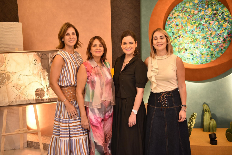 Laura Betances, Maitte Abreu, Aida Vásquez Yarull y Elisabet Barceló