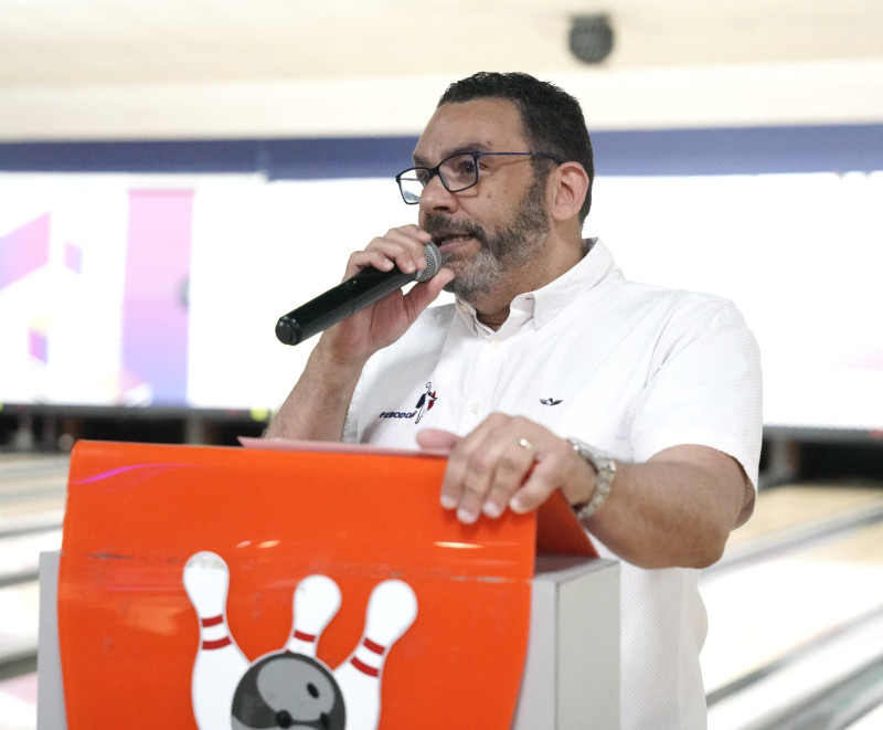 Francis Soto, presidente de la Federación Dominicana de Boliche.