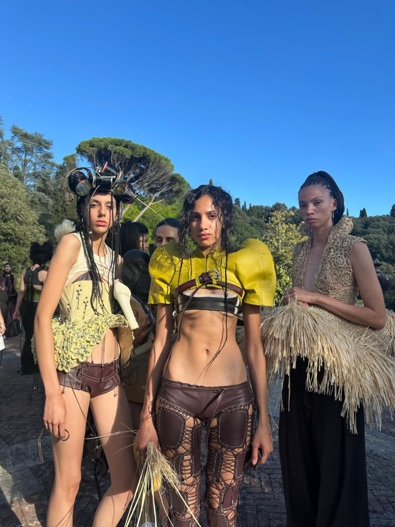 Parte de los atuendos que presentó la diseñadora en la colección Bajo Mundo