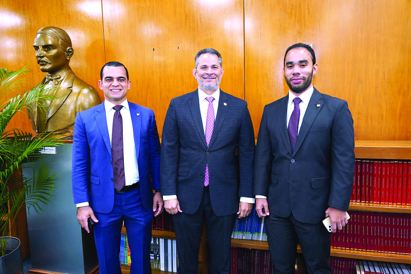 Harold Vásquez, Joel Tejeda y José Perdomo