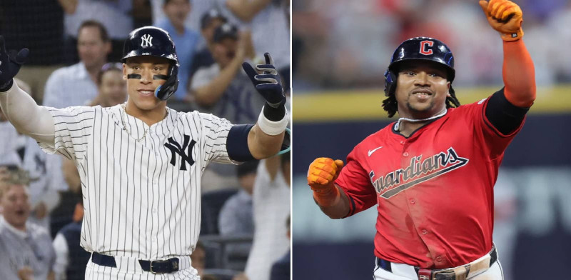 Aaron Judge y José Ramírez son los principales cañoneros de sus equipos.