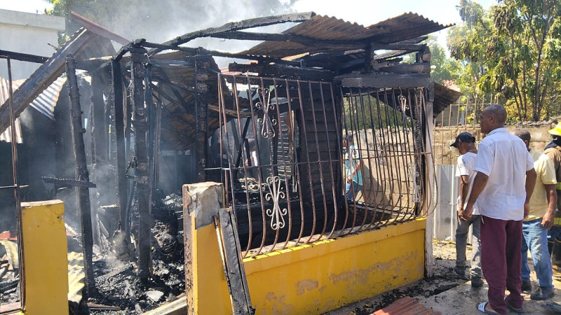 Así quedó el hogar de Héctor Díaz y Martha Román