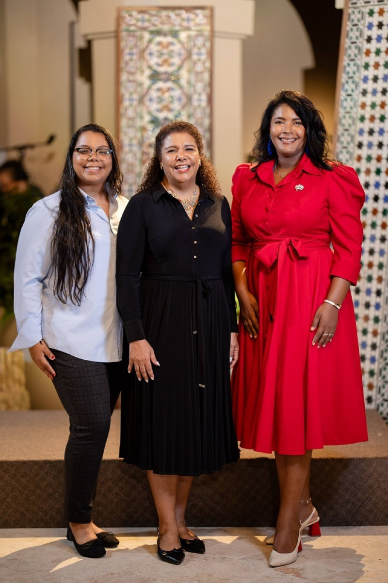 Melissa Ventura, Ángela Méndez y Julissa Mateo